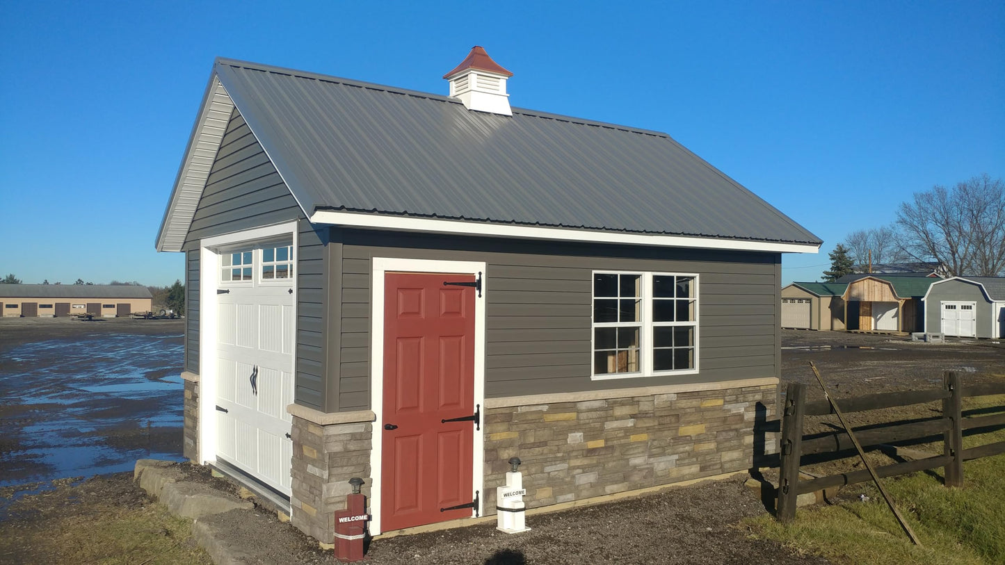 Shed Windows and More 18" X 27" White Flush Mount, Tempered Glass, Playhouses, Treehouses