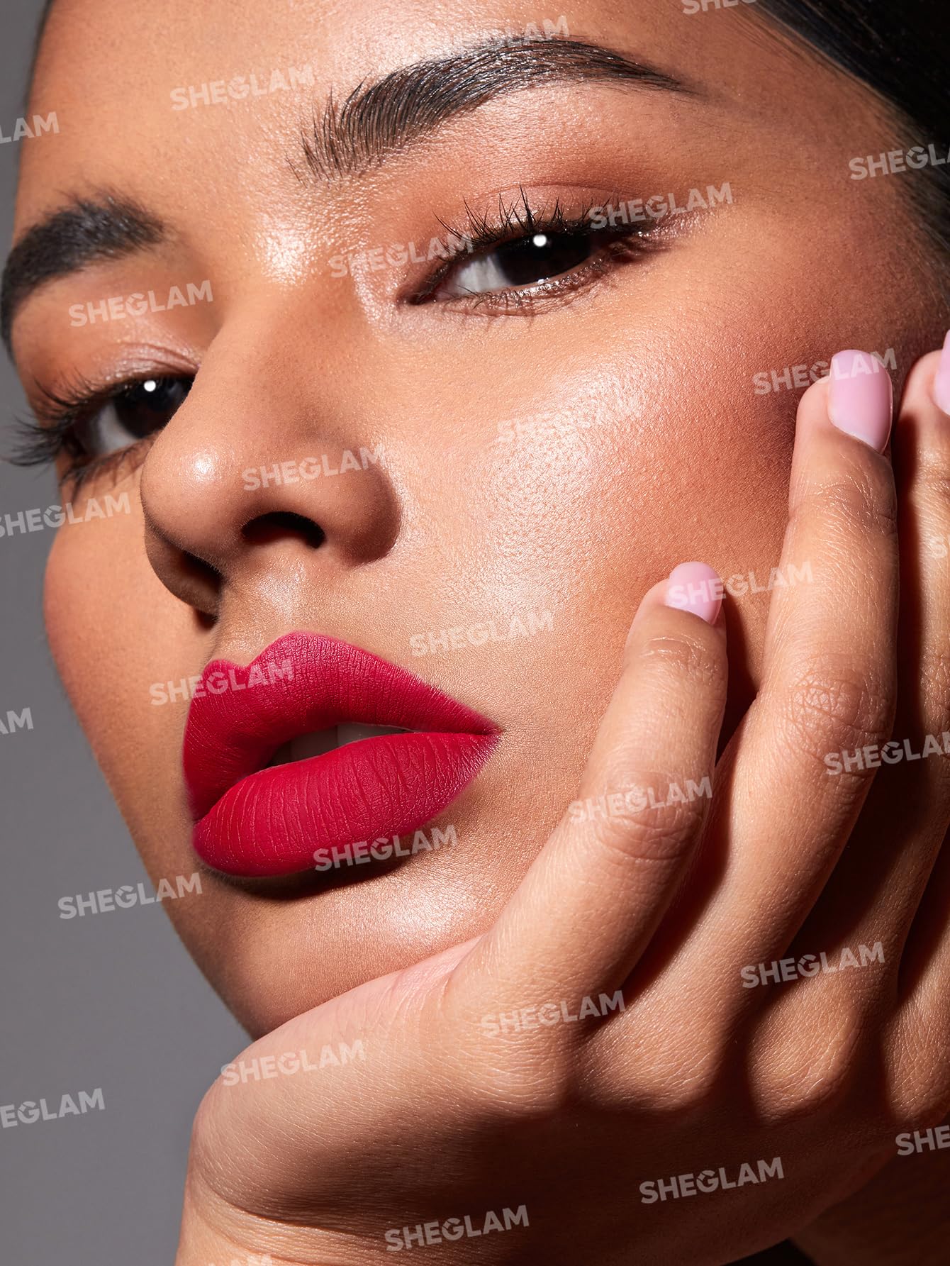 SHEGLAM Lip Liner Creamy Matte Pencil High Pigment Not Easy to Fade Silky Smooth Matte Contour Tint Lip Makeup-Crimson