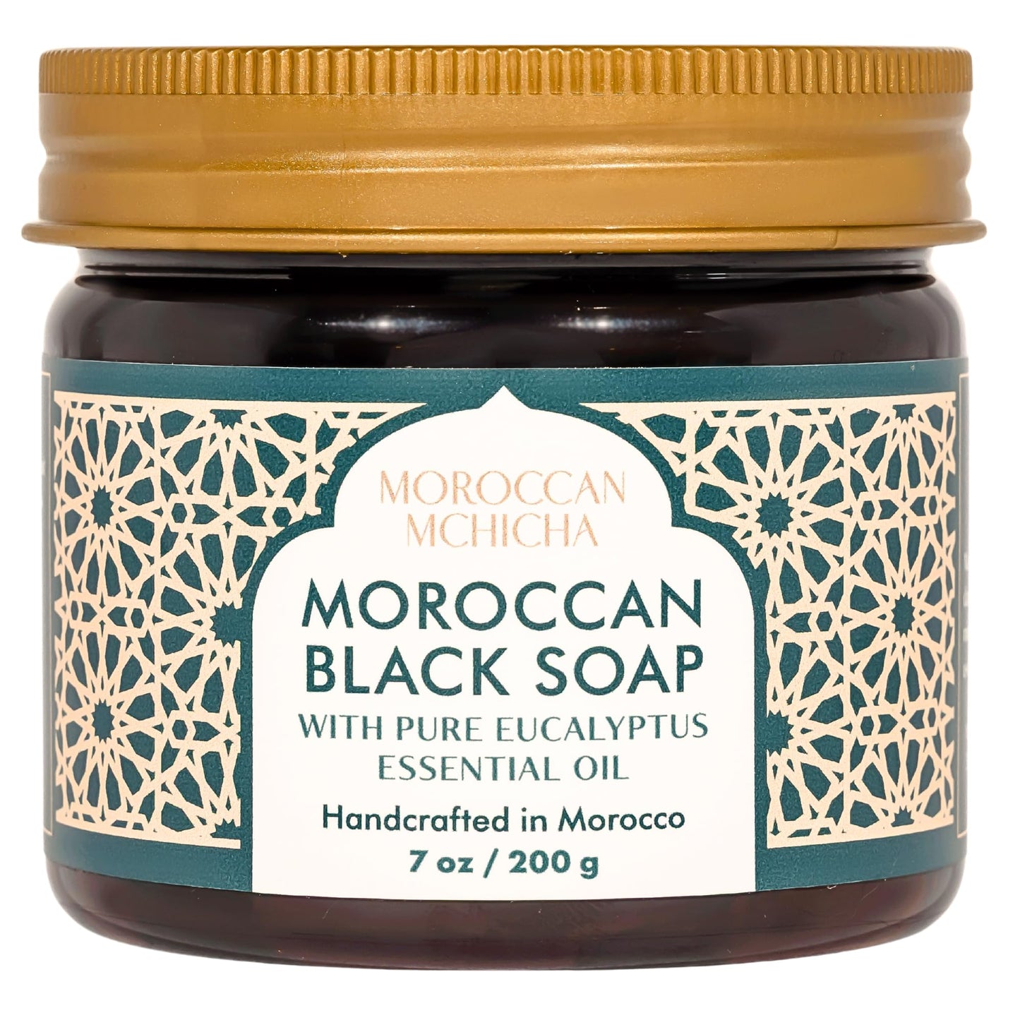 Moroccan Black Soap Hammam with Eucalyptus, Exfoliating Natural Black Beldi Soap, Moroccan Body Scrub, Traditional Savon Noir (7