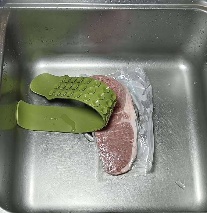 Thaw Belt(Green) - Thaws frozen meat Faster & 100% Safer - Thaws in minutes instead of hours