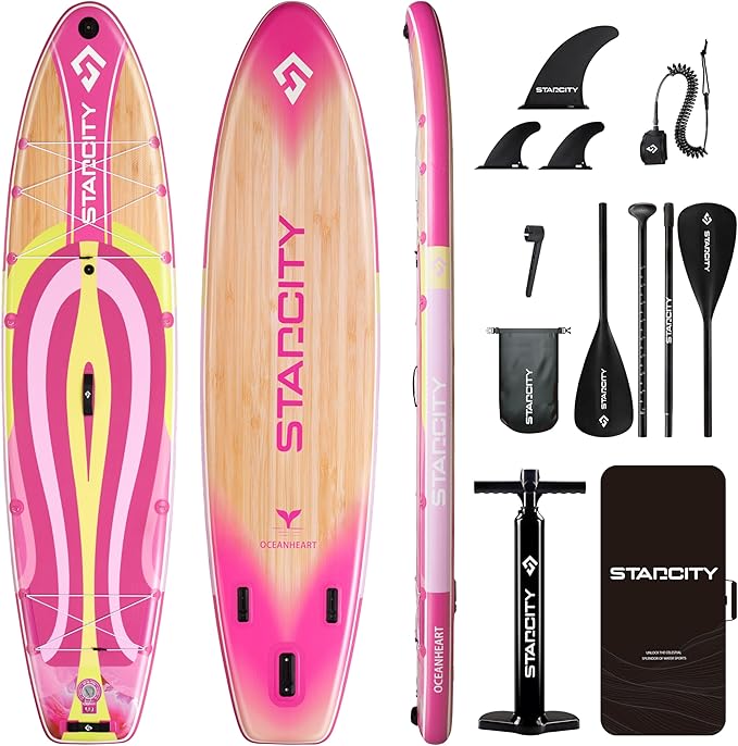 Starcity 11'6"*34"*6" Stand Up Paddle Board,Inflatable Paddle Boards for Adults w/a Simple and Non Slip Design, Moderate L...