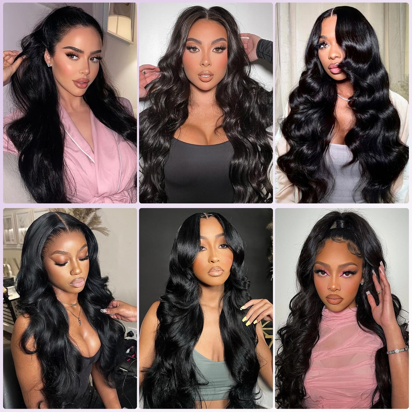 38 Inch Body Wave Lace Front Wigs Human Hair 200 Density 13x6 HD Lace Frontal Wigs Human Hair Glueless Full Lace Front Wigs Huma