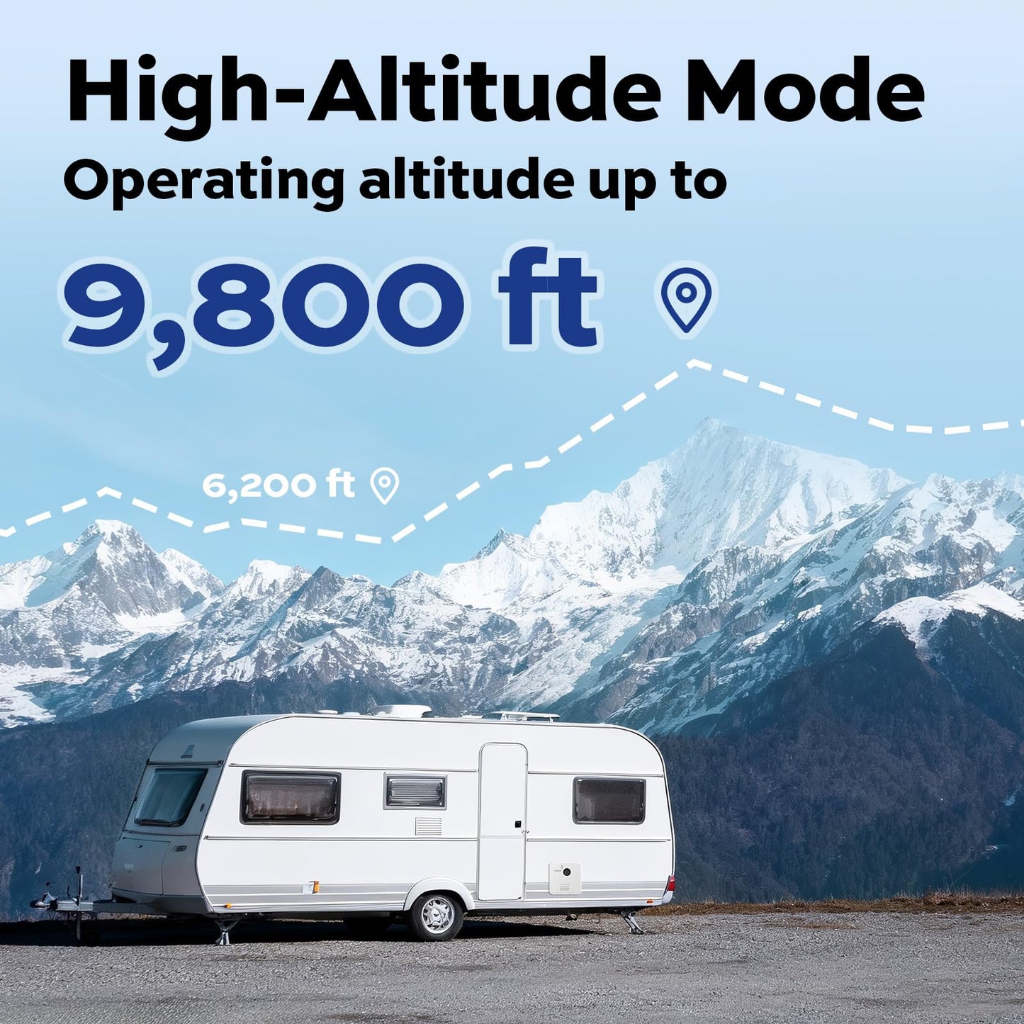 ORBEK 60,000 BTU RV Tankless Water Heater, Propane Gas On-Demand Instant Hot Water Heater for RV, Camper and Travel Trailer, Remote Control, DC 12V, Compatible with All RVs