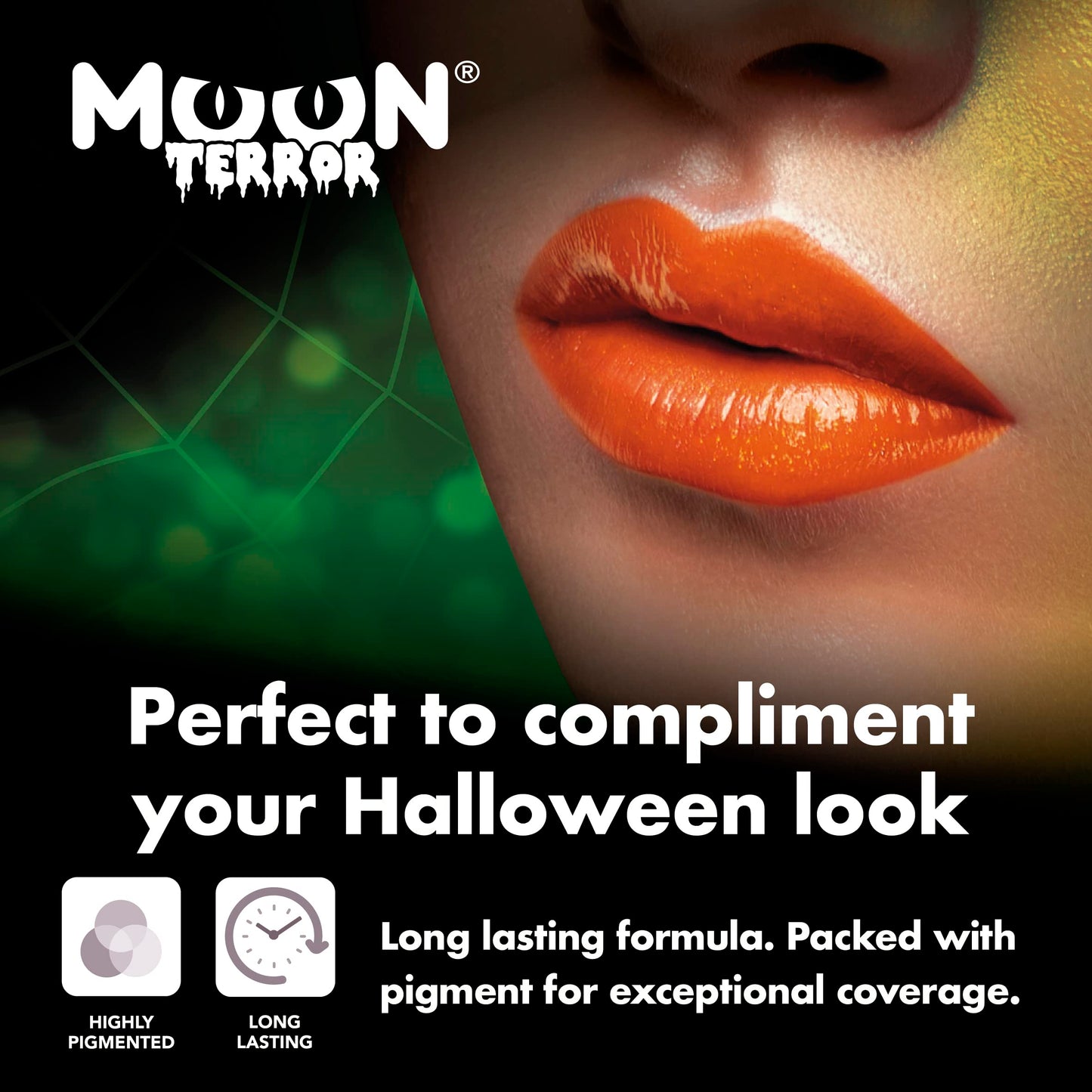 Moon Terror Halloween Lipstick Set of 4 - SFX Make up, Special Effects Make up - 0.17oz