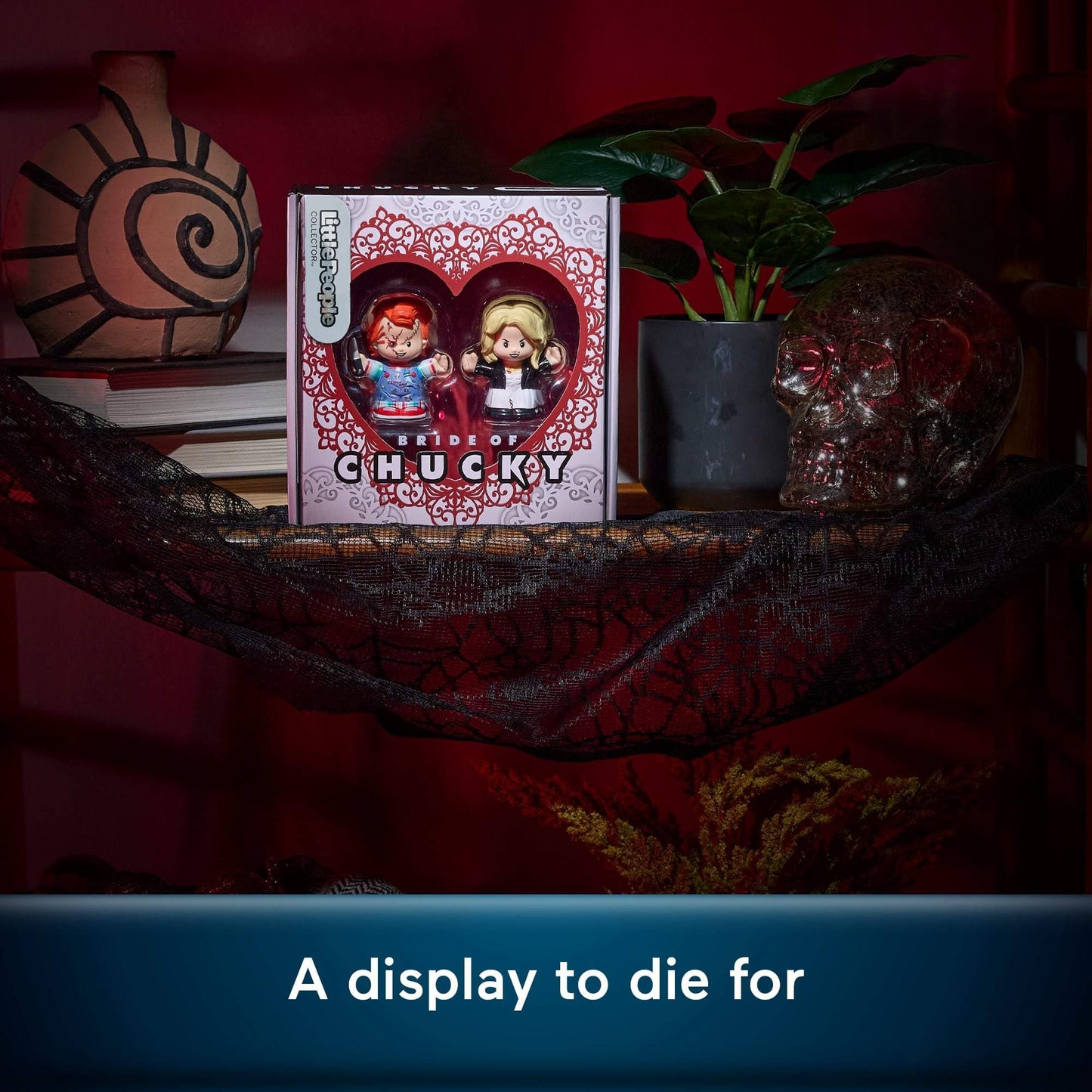 Little People Collector Bride of Chucky Movie Special Edition Figure Set in a Display Gift Package for Adults & Fans
