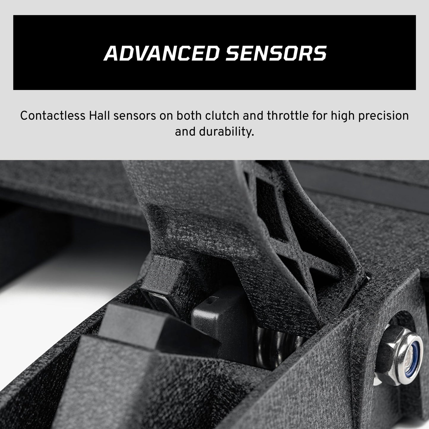 Fanatec Sim Racing CSL Elite Pedals V2 – 3-Pedal Set (Clutch, Brake, Throttle), Dual-Stage Load Cell Brake System, Hall-Effect Sensors – PC, PS5, PS4