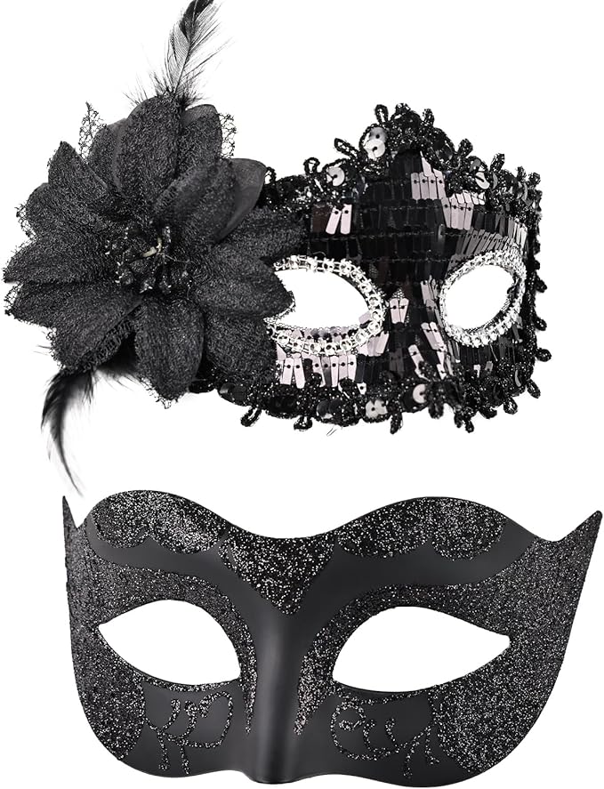 Daieeparty Masquerade Mask for Women-Lace Masks Women Costume Accessories