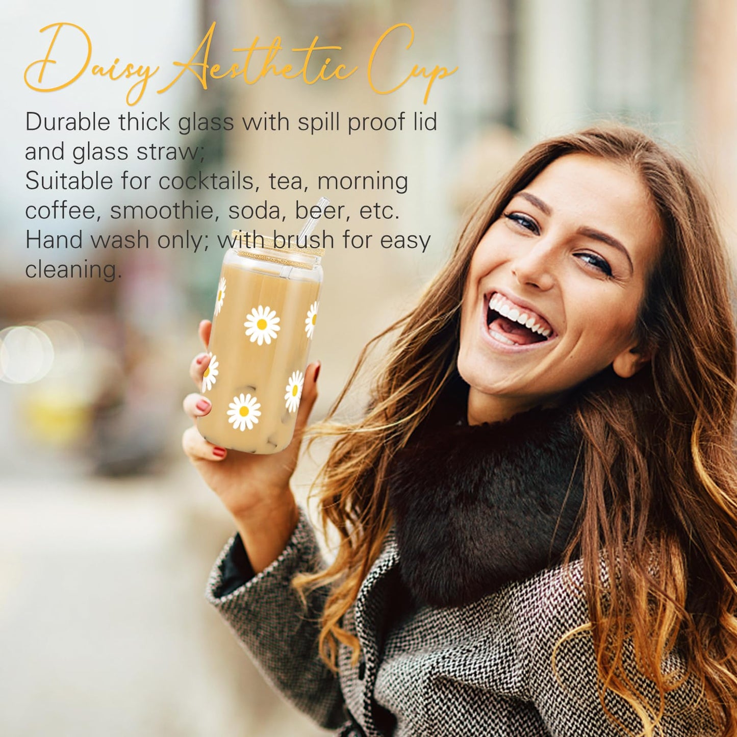 Daisy Gifts for Women, Gift Baskets for Women, Cute Unique Birthday Gifts for Woman Best Friend, Inspirational Gifts for Woman, Daisy Themed Gift for Her Teen Girl Sister Friendship