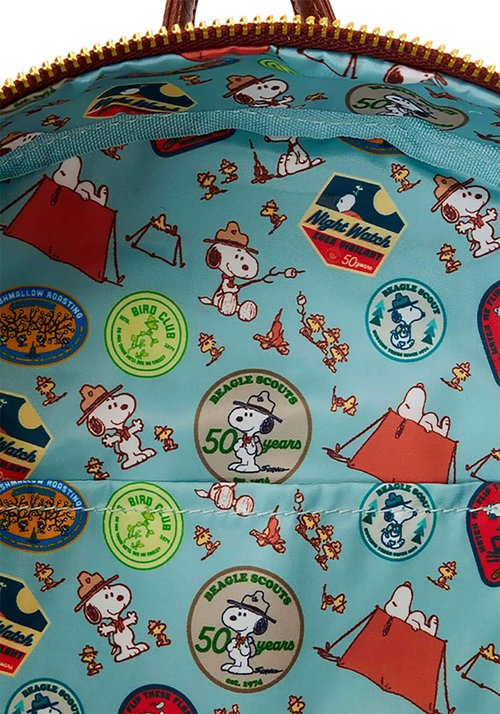 Loungefly Peanuts Beagle Scouts 50TH Anniversary MINI Backpack