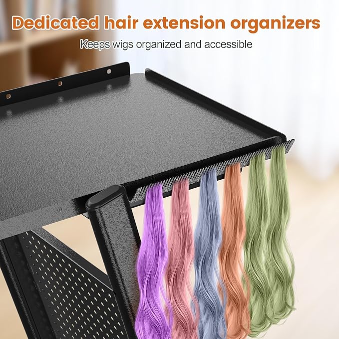 Salon Trolley Salon Cart on Wheels Rolling Salon Tray