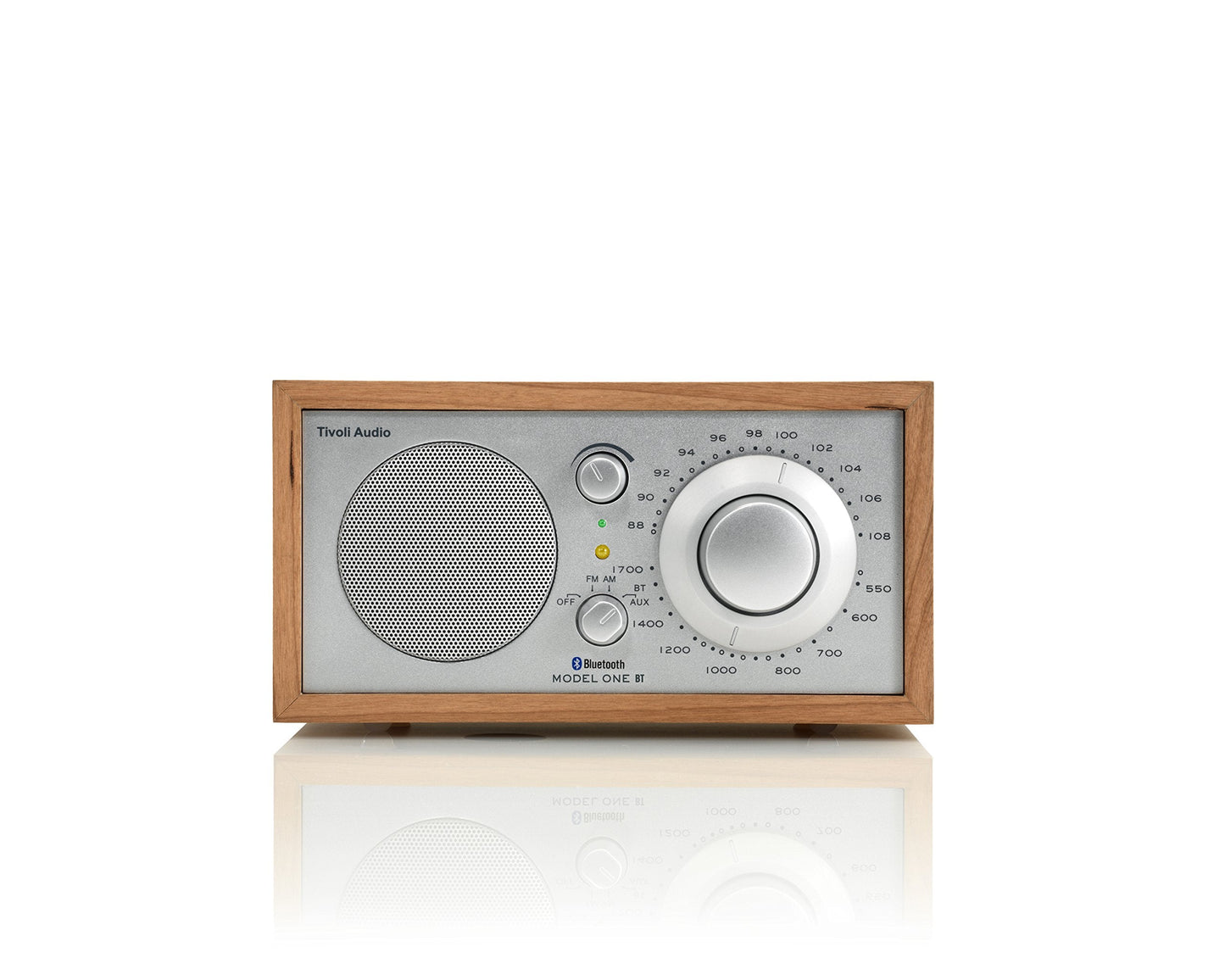 Tivoli Audio Model One Bluetooth Am/Fm Radio (Cherry/Silver)