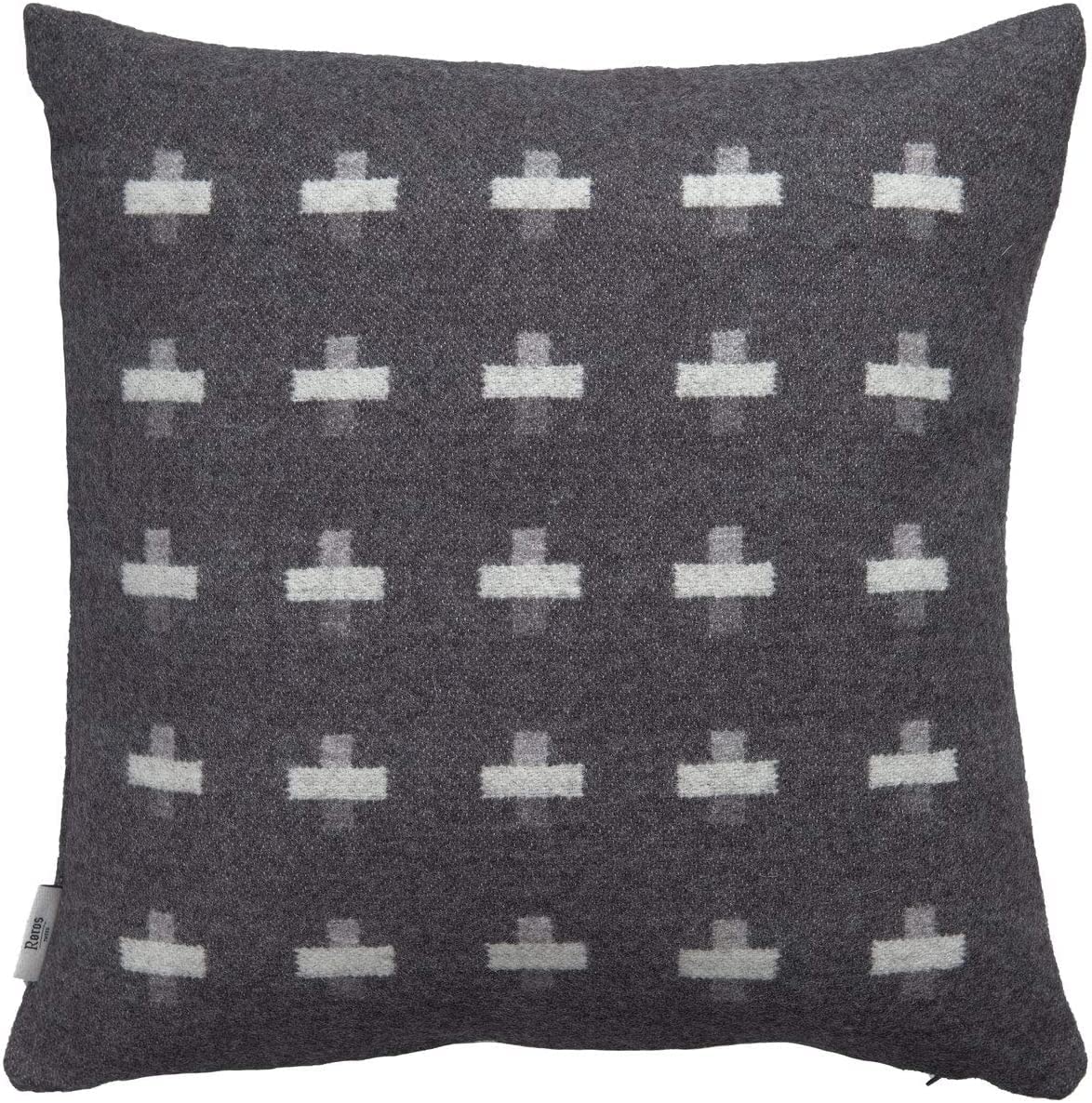 Roros Tweed 100% Norwegian Wool Reversible Designer Pillow Cushion (Syndin in Slate)