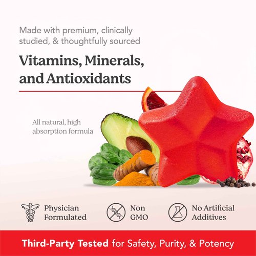 HAIRtamin Vegan Gummy Stars Hair Vitamins | Non-GMO | Natural Biotin Hair Vitamin Gummies to Maintain Healthy Hair Skin & Nails | Multivitamin Supplement to Help Maintain Healthy Looking Hair (3-Pack)