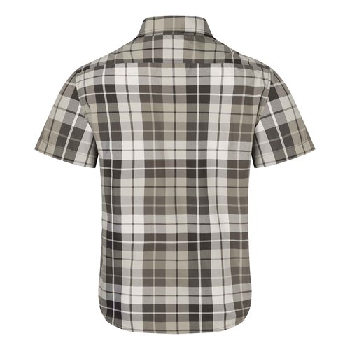 MARMOT Men's AirExchange UPF 40 Short Sleeve Shirt - Lightweight Breathable Quick-Dry, Hickory Nut Wayland Plaid, Large