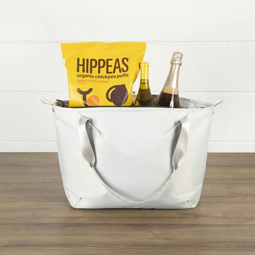 PICNIC TIME NCAA USC Trojans Tarana Cooler Bag Tote Made with Recycled Materials, Soft Cooler Tote Bag, Upcycled Picnic Cooler, (Halo Gray)