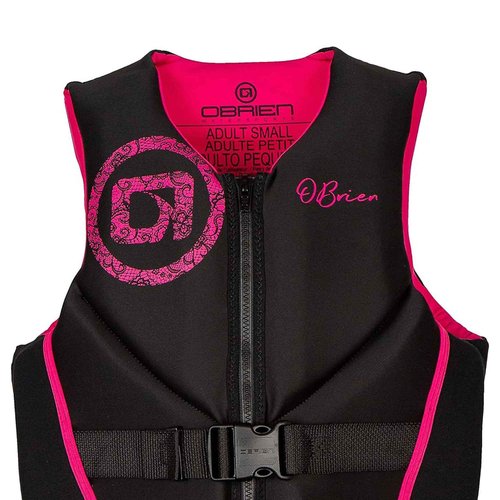 O'Brien Women's Traditional Neoprene USCGA Life Jacket, Pink, X-Large