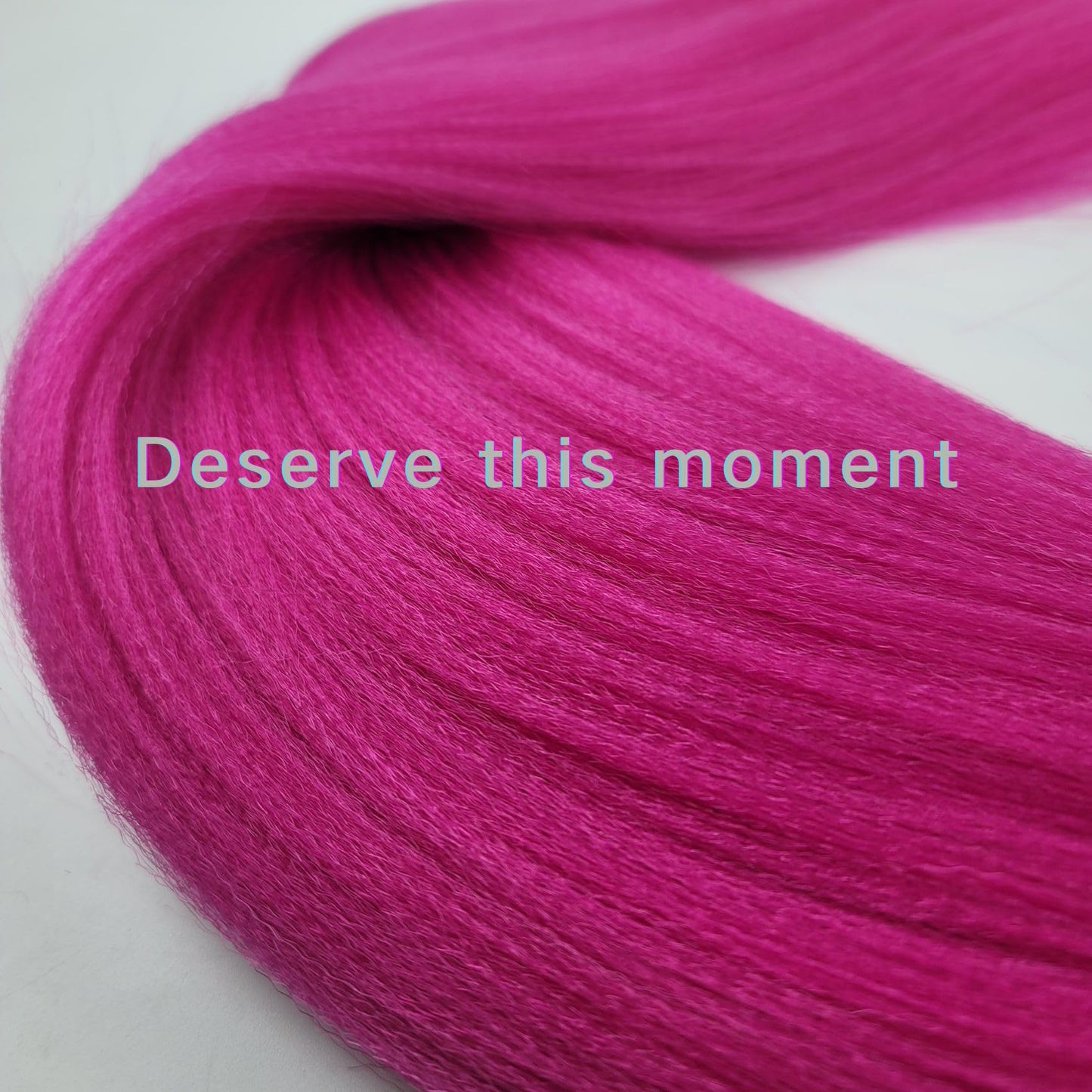 Magenta Pink Pre streched Braiding Hair Easy to Use Pre feathered Braiding Hair