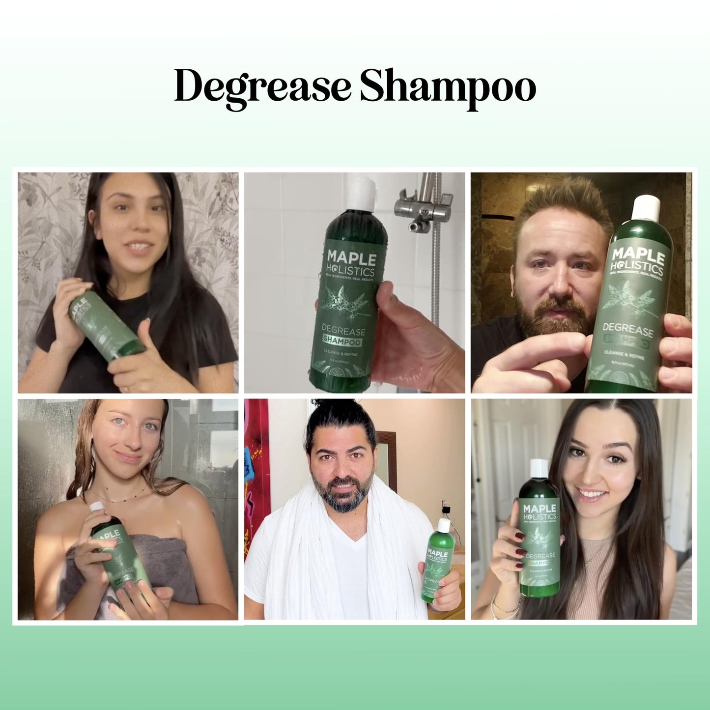 Clarifying Shampoo for Oily Hair and Scalp - Deep Cleansing Shampoo Build Up Remover with Rosemary Oil - Degrease Shampoo for Gr