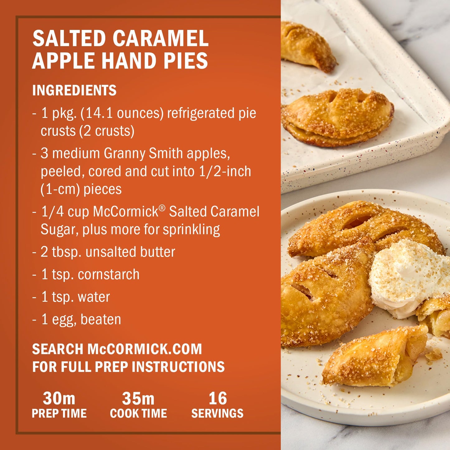 McCormick Finishing Sugar, Salted Caramel, Limited Edition, Creamy Caramel Flavor with a Touch of Salt, For Coffee, Ice Cream, Brownies, Popcorn, Hot Cocoa, and More, 3.81 oz