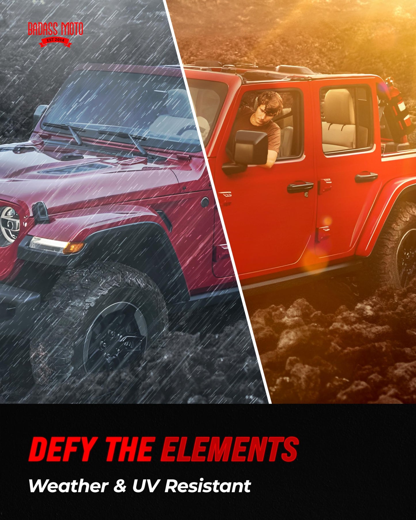Badass Moto for Jeep Fire Extinguisher Mount. Offroad Roll Bar Extinguisher Holder. Off Road Vehicle Accessories Wrangler Camping Kit Gear. Fits 1965-2025 Jeep JL JK JKU TJ CJ JL Bronco and Gladiator