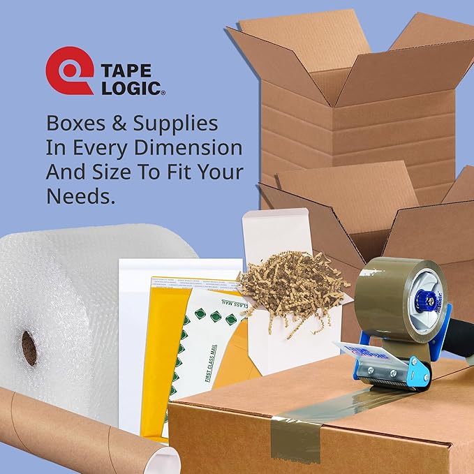 TAPE LOGIC Printable Self-Adhesive 1" x 2 ⅝” White Laser Labels (25 Sheets of 30) | 750 All Purpose Blank Sticker Label, Office & Personal Supplies for Address Shipping & Mailing