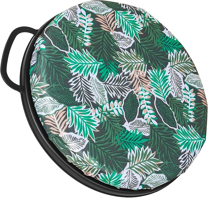 Foxtune 360-Degree Swivel Bucket Seat, 5 Gallon Bucket Lid, Spin Bucket Seat Cushion, Silent, Comfortable, Water-Resistant, for Fishing, Gardening, Hunting and Camping
