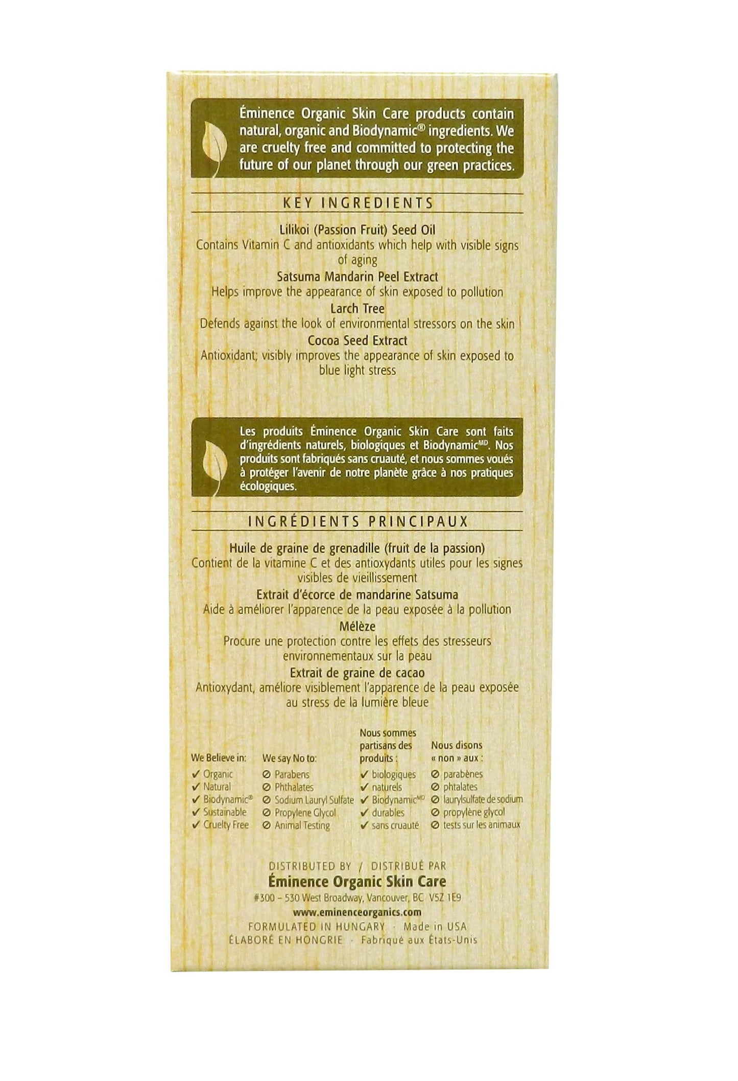 Eminence Lilikoi Daily Defense Sport Sunscreen Spf 30 Water Resistant, 5 Ounce
