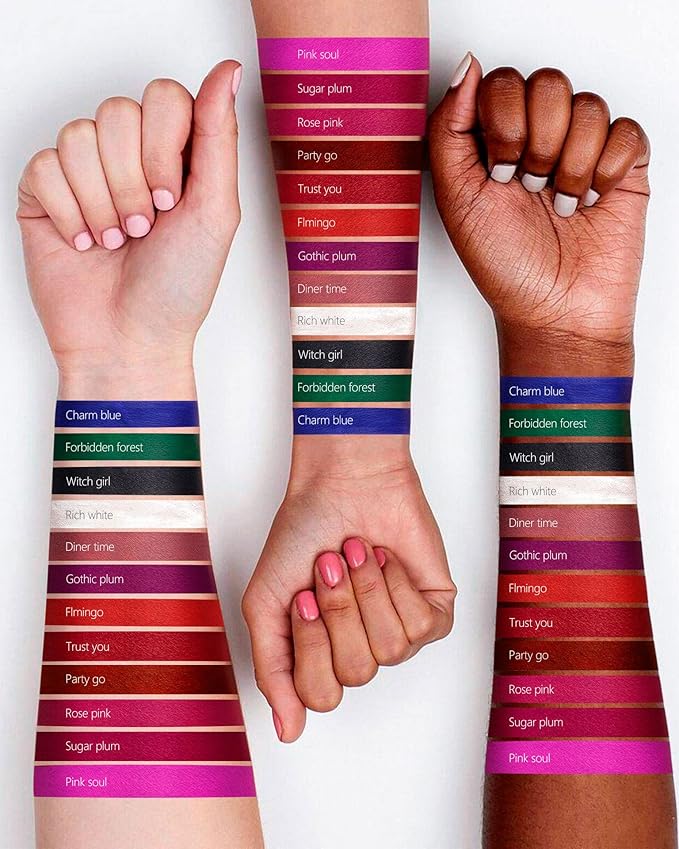 MAKI YIKA Dark Purple Lipstick for Women Color Stay Long Lasting Lipsticks, No Smudge Matte Liquid Lipstick Transferproof Cruelty-Free Lip Color, GOTHIC PLUM