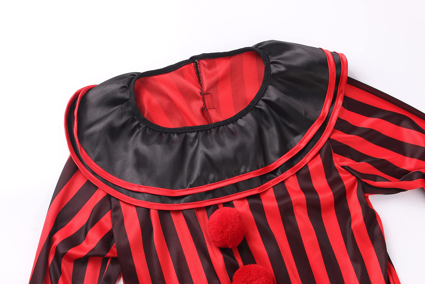 yolsun Clown Costume for Kids with Wig Scary Halloween Dress Up (6-8 Years)