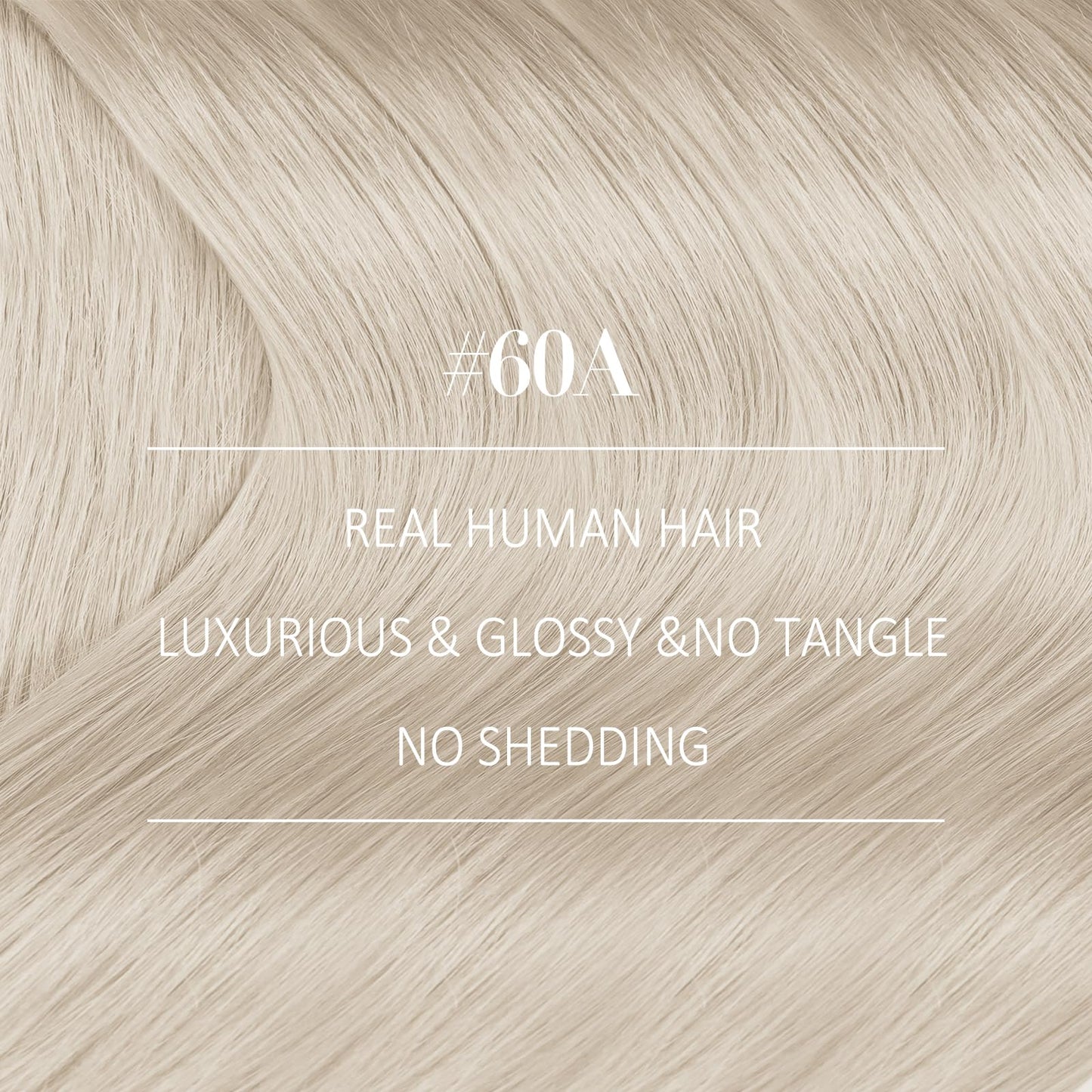 YoungSee Clip in Hair Extensions Blonde Clip in Real Hair Extensions Platinum Blonde Human Hair Clip ins Straight Remy Hair 24In