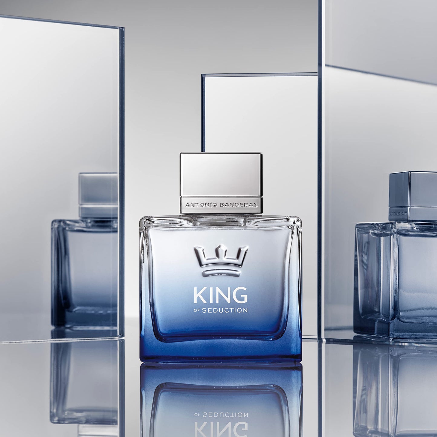 Banderas Antonio Perfumes - King of Seduction - Eau de Toilette for Men - Long Lasting - Masculine, Intense and Energetic Fragrance - Bergamot and Apple Notes - Ideal for Day Wear - 3.4 Fl Oz