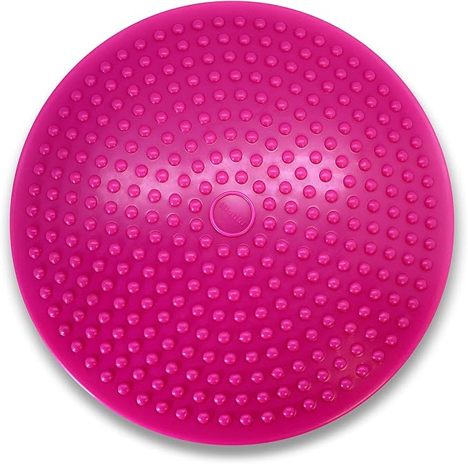 WALIKI Children's Wobbly Cushion, Alternative Classroom Seating | Inflatable Core Disc Seats for School (Pump Included, 12”/30CM, Purple)
