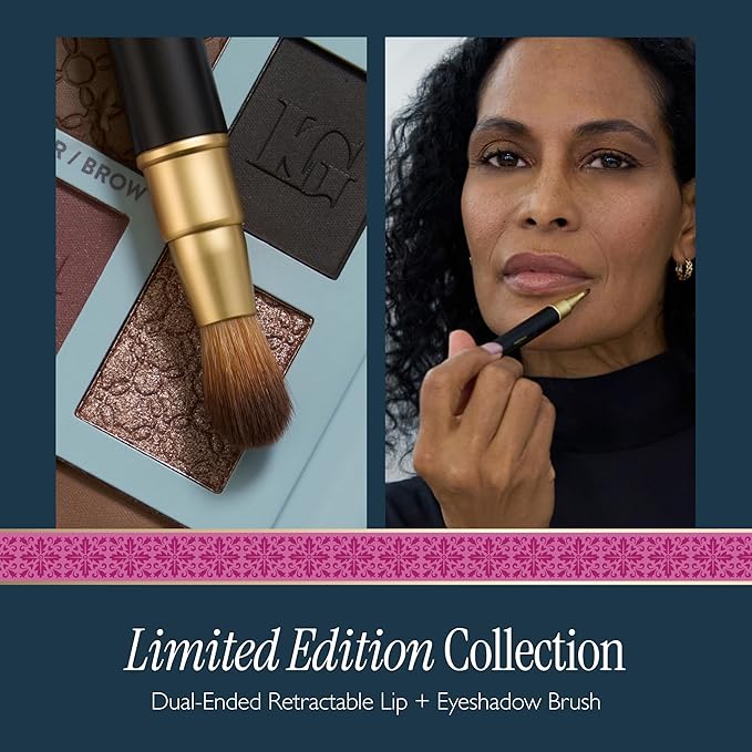 LAURA GELLER NEW YORK Dual-Ended Retractable Lip + Eyeshadow Brush