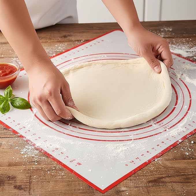 Silicone Baking Mat for Rolling Dough & Pastry – 24'' X 16'' Non-Stick, Heat-Resistant Kitchen Counter Protector – Dishwasher Safe, Easy Clean (L-24'' X 16'')