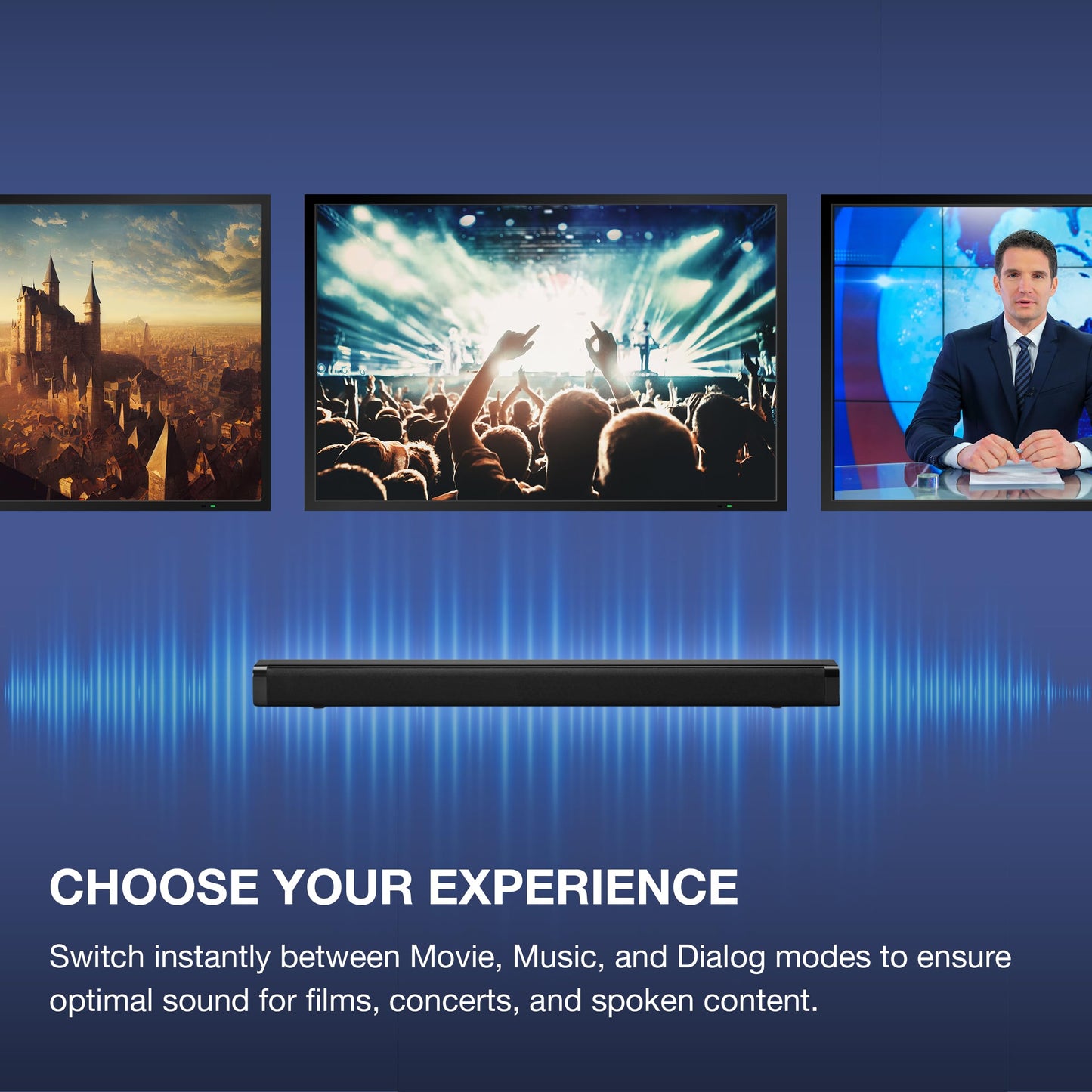 iLive 32-inch Bluetooth Soundbar with Wireless Subwoofer, ITBSW222B