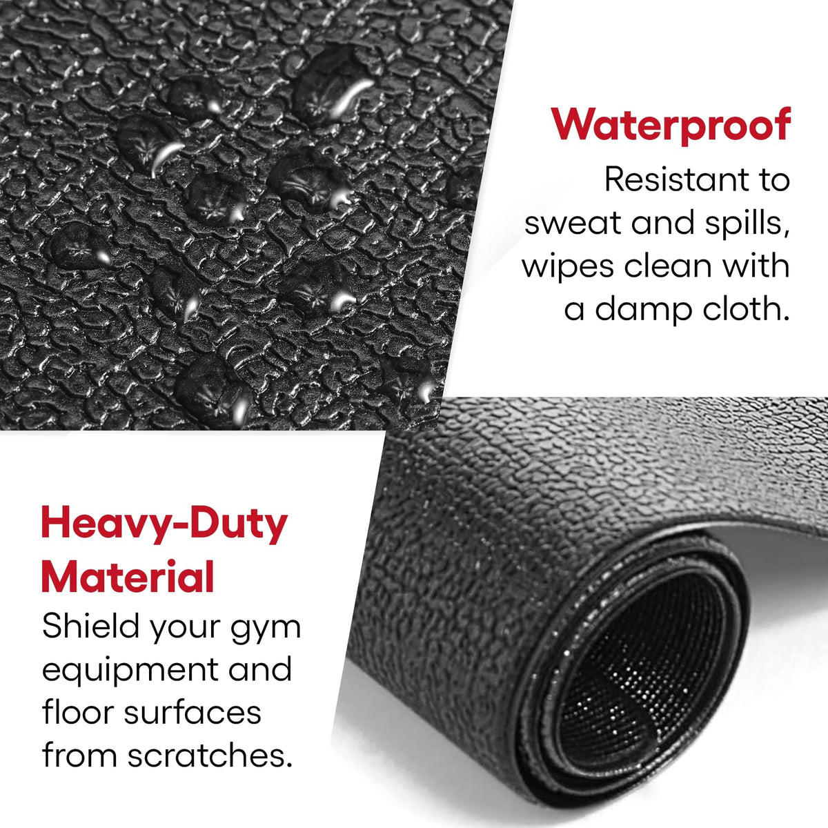 Bike Mat for Peloton Bike and Peloton Bike+, Exercise Bike Mat, Indoor Cycling Floor Mat, Waterproof Under Equipment Mat