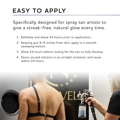Norvell Premium Spray Tan Solution Venetian 1 Liter – Professional Sunless Tanning Formula for Natural Bronze Glow, Streak-Free, Fast-Drying, Long-Lasting Color