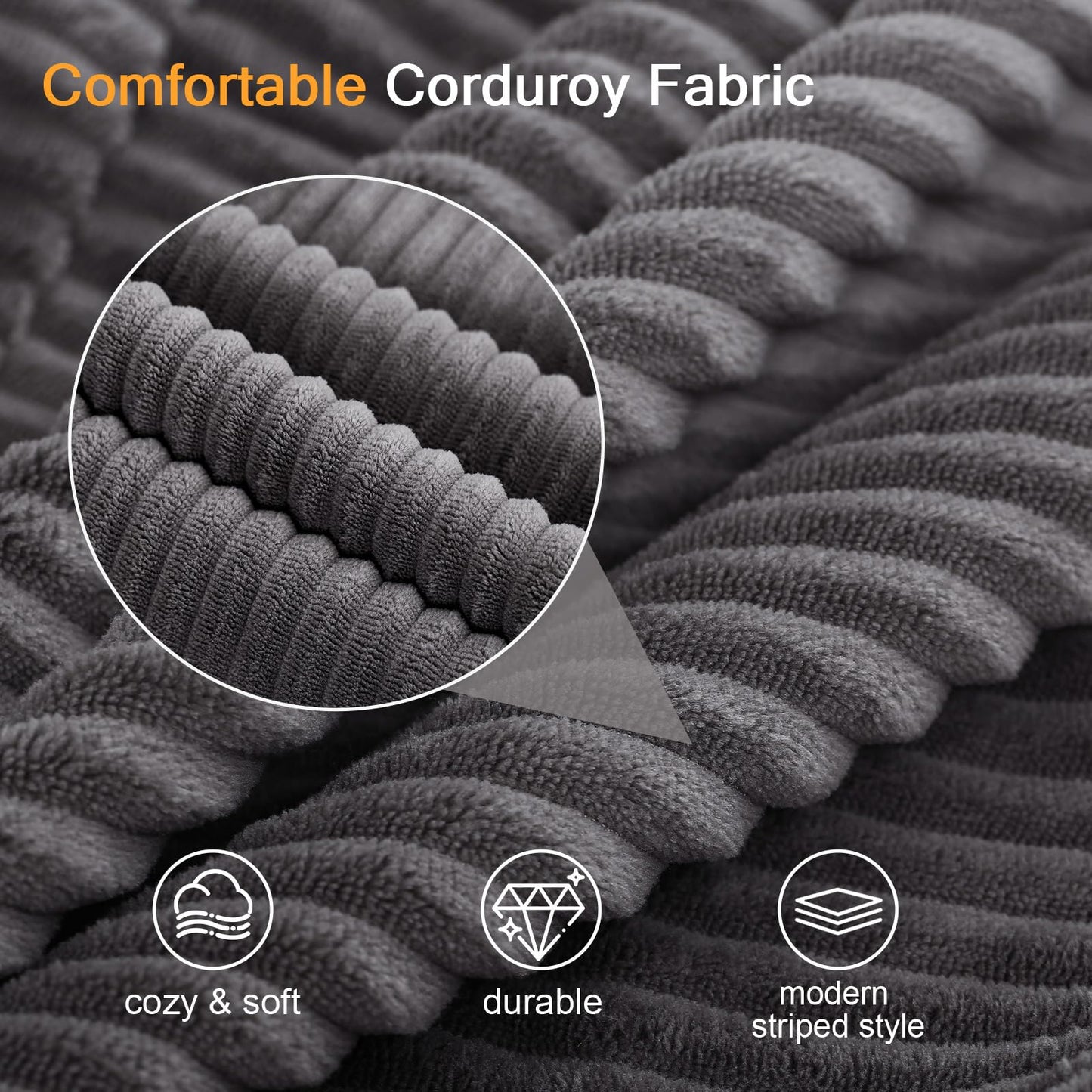 MeMoreCool Convertible Sofa Bed Foldable Boneless Couch, Folding Sleeper Chair Bed with L-Shaped Armrest, Comfy Floor Lounge Couch for Adults, Fold Out Single Sofa Chair Futon for Indoor Bedroom