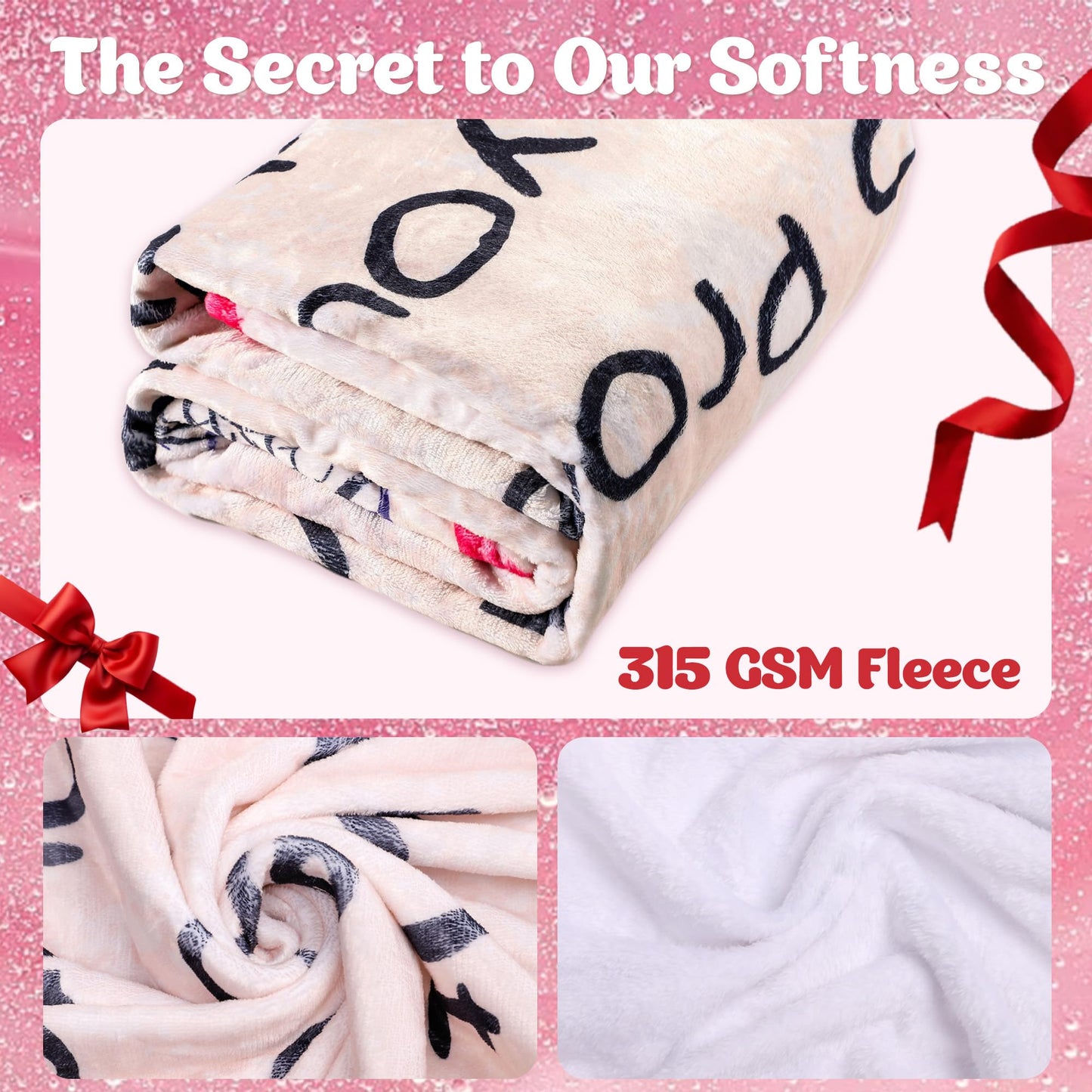 UFOORO Mothers Day Blanket Gifts for Daughter, 55"X70" Special Day to My Daughter Blanket from Mom, Gift from Mom on Valentines Birthday Mothers Day Throw Blanket Gift