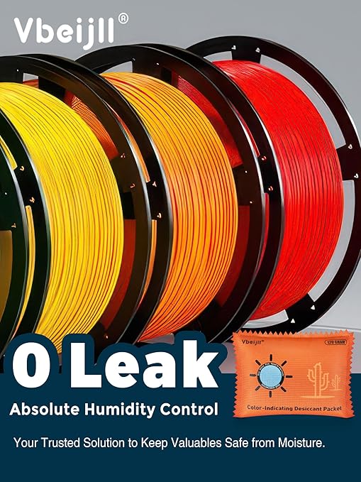120 Gram (10 Pack) Color-Indicating Desiccant Packs for Storage, Rechargeable Silica Gel Packets, Moisture Absorbers for Gun Safe, 3D Filaments, Cars, Safe, Electronics, Toolboxes