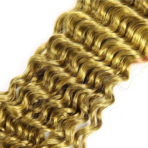 LUMWAV Deep Wave Bundles 20 22 24 Inch 12A Soft And Thick T1B/27 100% Unprocessed Brazilian Remy Curly Human Hair Bundles for Black Women