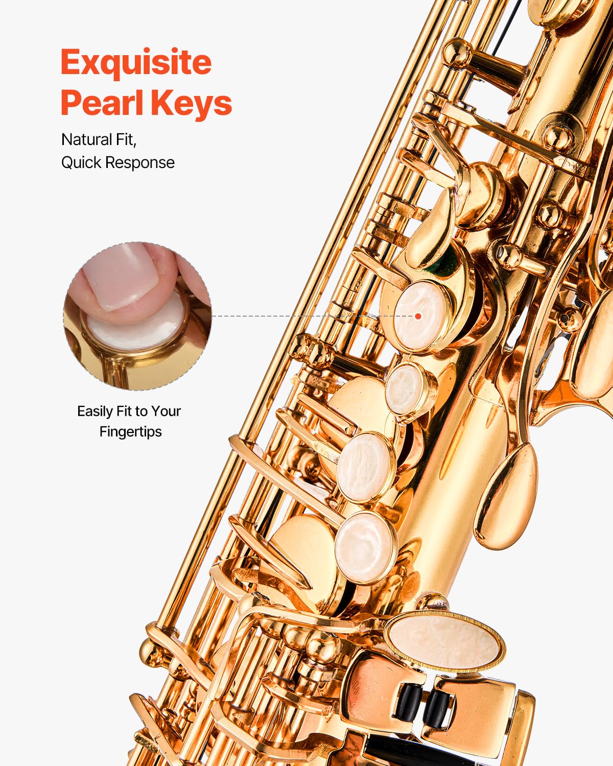 Vevor Alto Saxophone, E Flat, Brass Saxophone Beginner Kit With Carrying Case, Mouthpiece, Straps, Cleaning Cloth Rod, Gloves, G