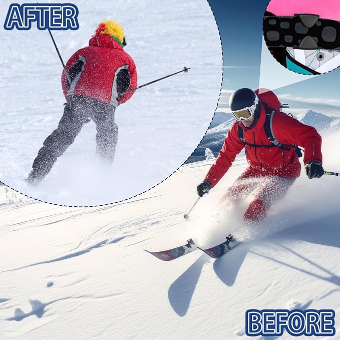 6 Pcs Goggle Clip Winter Sports Ski Helmet Goggle Clip Anti Slip Replacement for Winter Snowboard
