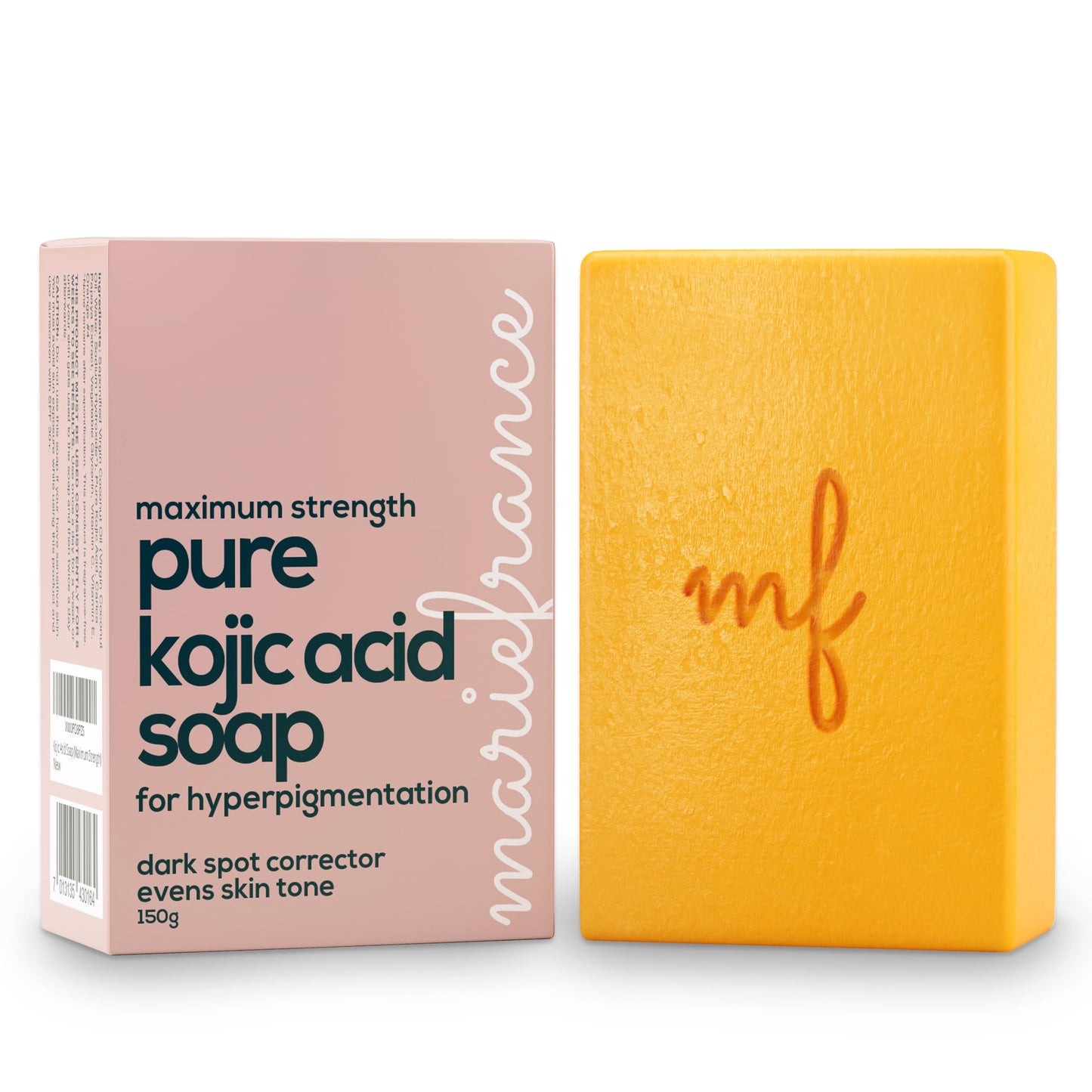 Pure Kojic Acid Soap Bar for Hyperpigmentation and Dark Spots - Dark Spot Remover for Face and Body - For Women with Medium to D