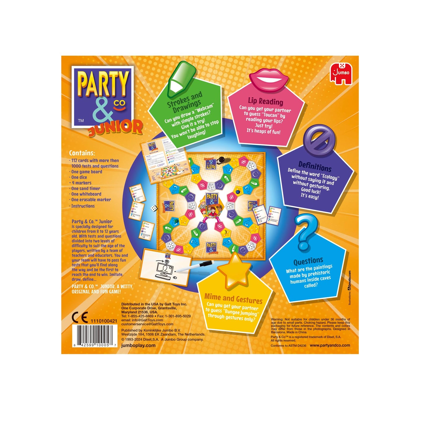 Party & Co. Junior - The Fun Packed Multi Challenge Multi Player Kids Game, +8yrs