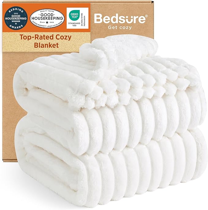 Bedsure GentleSoft King Size Blanket for Bed - Cozy Soft Blankets for Women, Cute Large Bedding Fleece Throws for Girls, O...