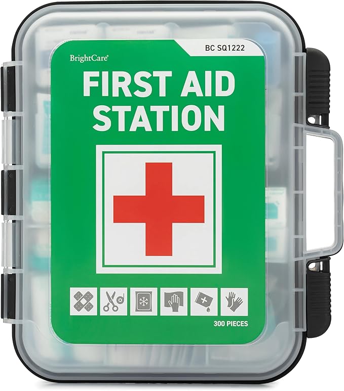 Large Wall Mountable & Portable First Aid Kit Cabinet for Business, Office, School, Warehouse & Workplace Safety – OSHA Co...