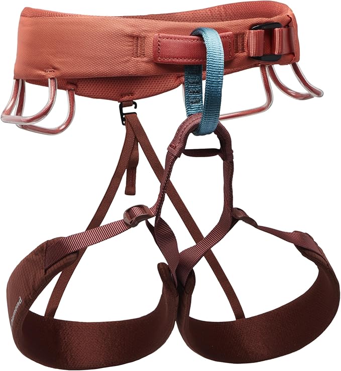BLACK DIAMOND Women’s Momentum Rock Climbing Harness | Dual Core Construction | Adjustable Waist & Leg Loops | Lightweight...
