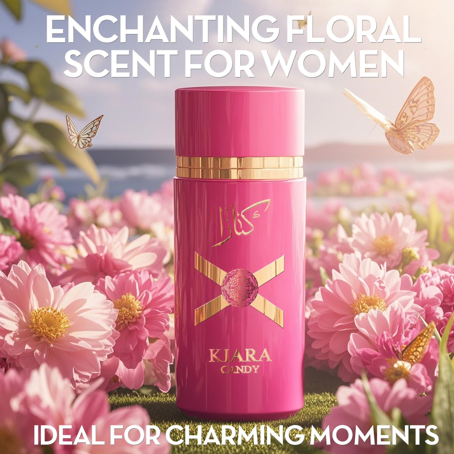 AFLUXE KA Candy Perfume for Women Citrus, Musk, Fruity, Vanilla, Amber Wood Scent Eau de Parfum Spray, 3.4 Ounce / 100 ml
