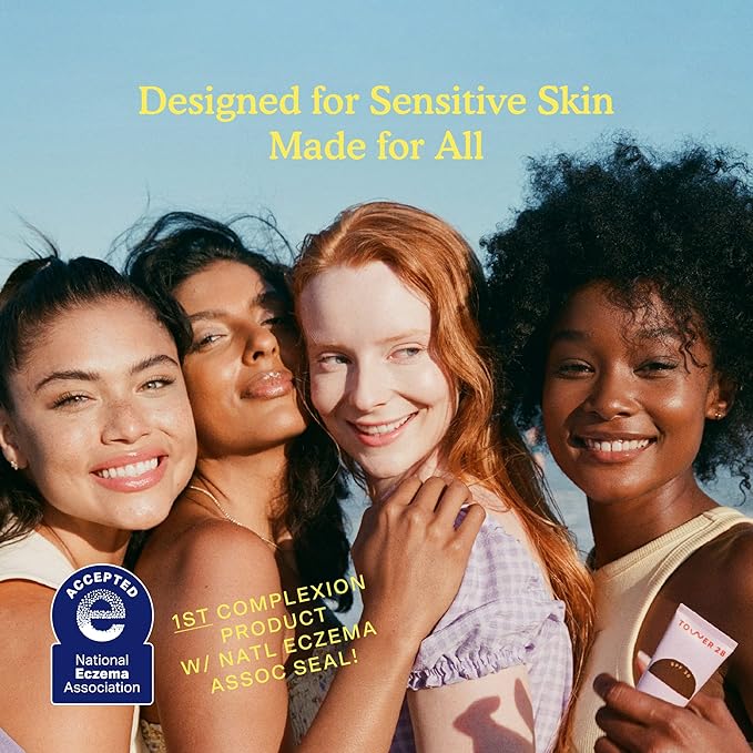 Tower 28 Beauty SunnyDays SPF 30 Tinted Mineral Sunscreen For Sensitive Skin - 2-in-1 Facial Broad Spectrum UVA/UVB Protection + Foundation - Shade 45 SILVER LAKE- Tan with Neutral Undertones, 1 Fl Oz